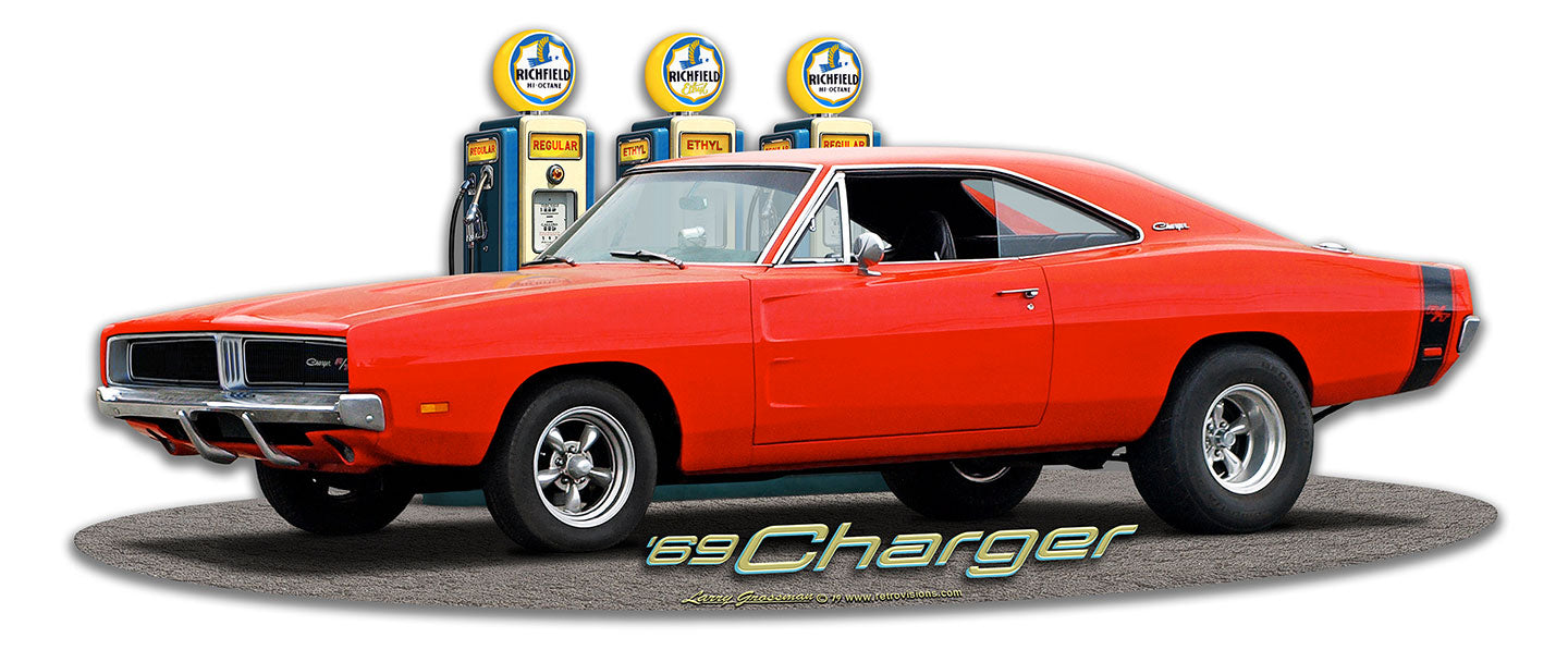 1969 Dodge Charger Fill-Up 18 x 8