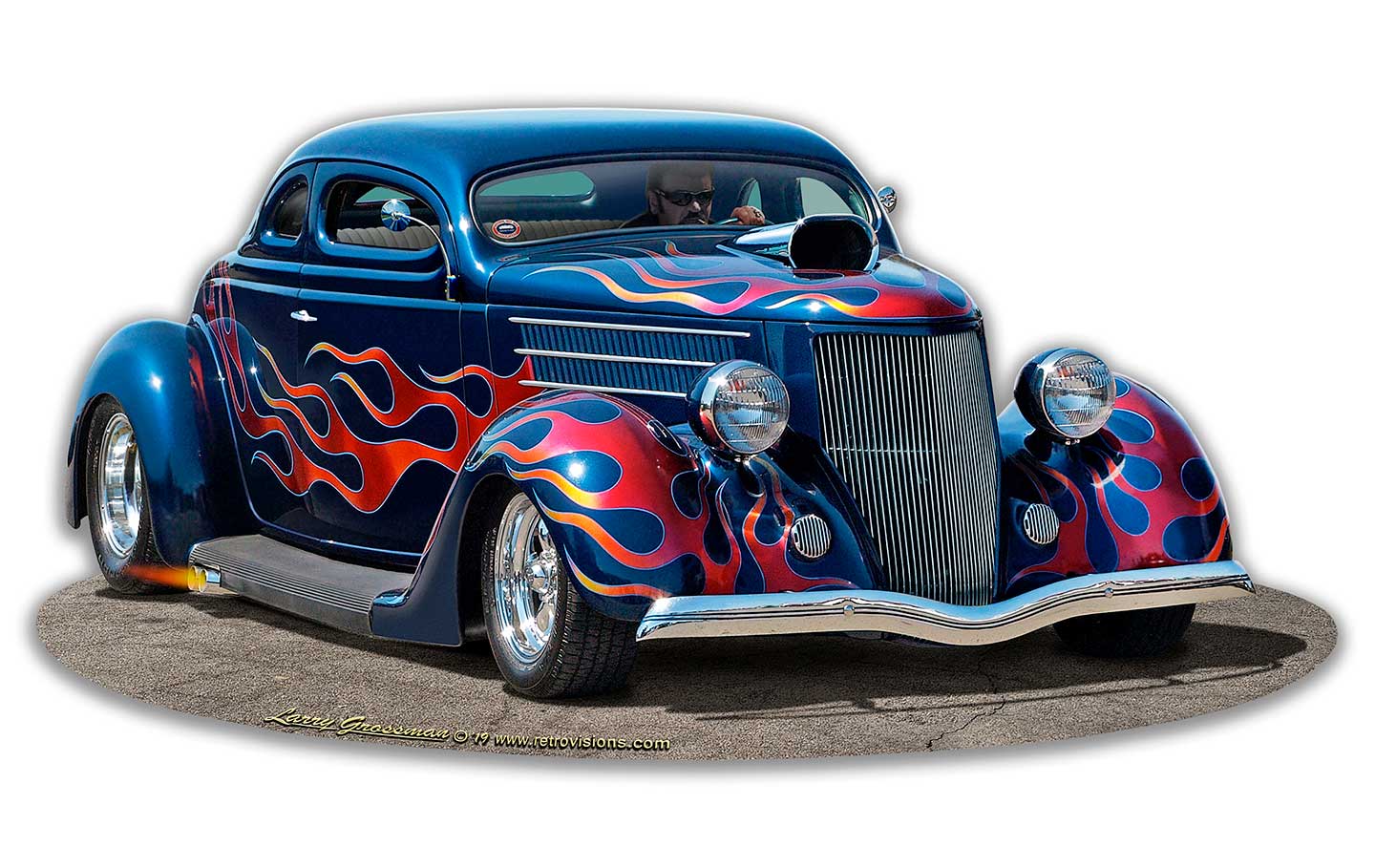 1936 Blown Coupe 18x9