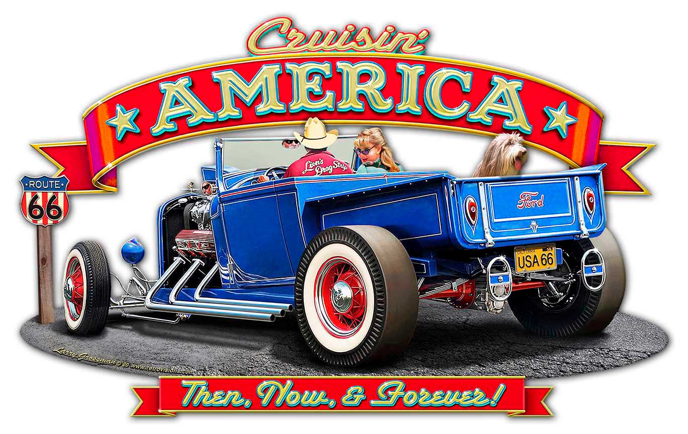 Cruisin' America 24 x 15
