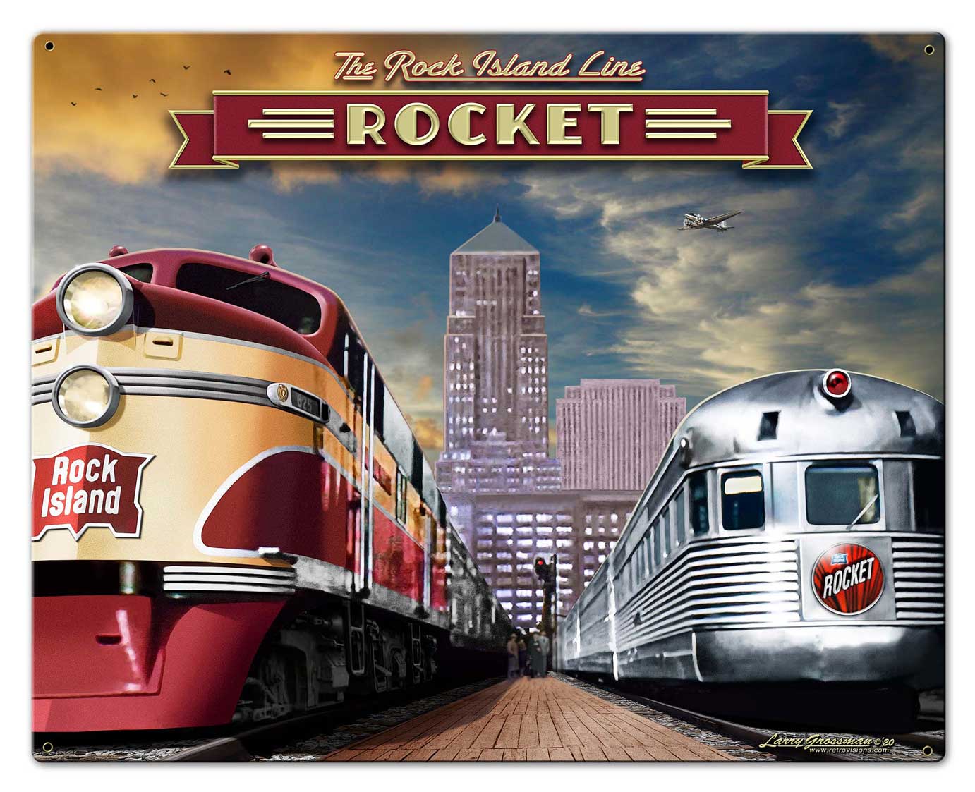 Rock Island Rocket 30x24