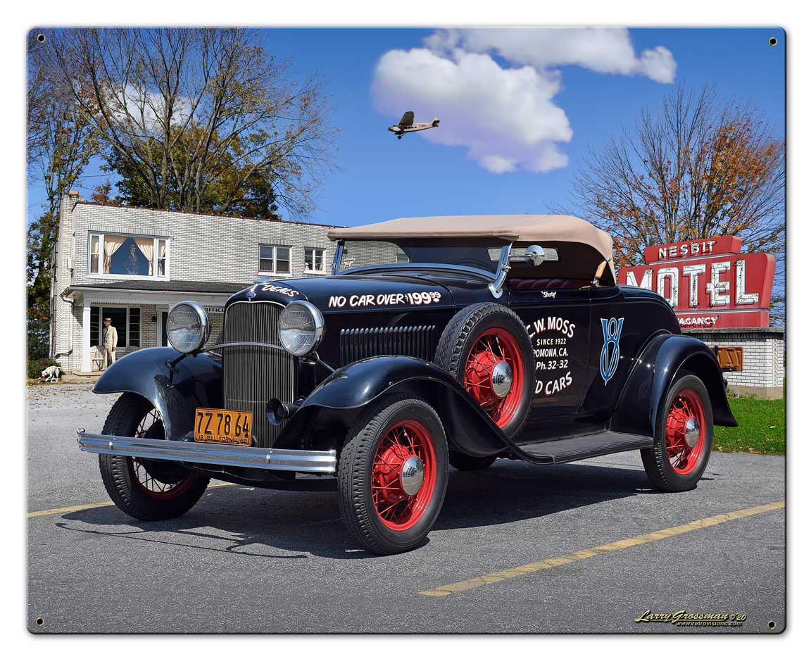 1932 Roadster At Jake'S 30 x 24