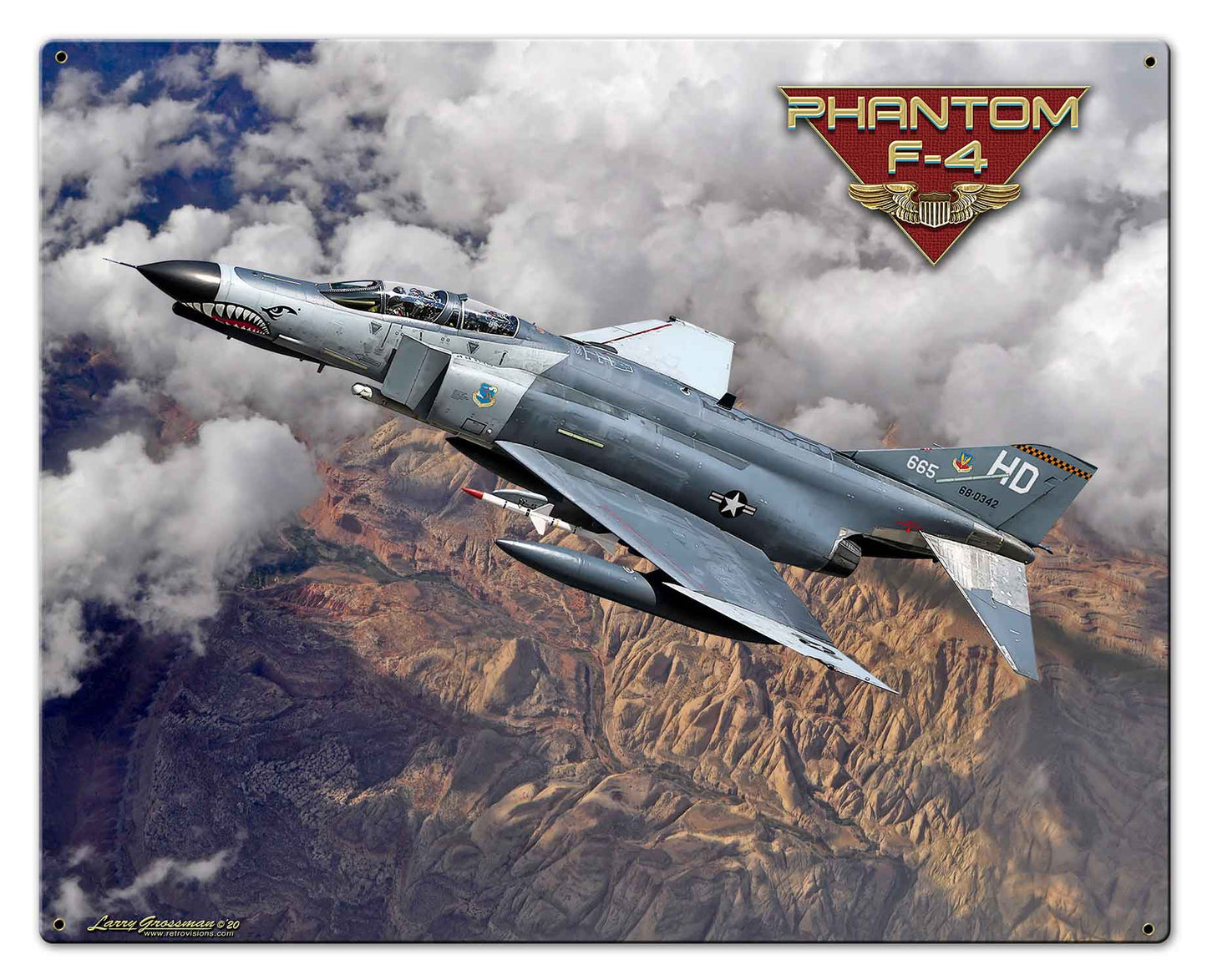F-4 Phantom 30 x 24