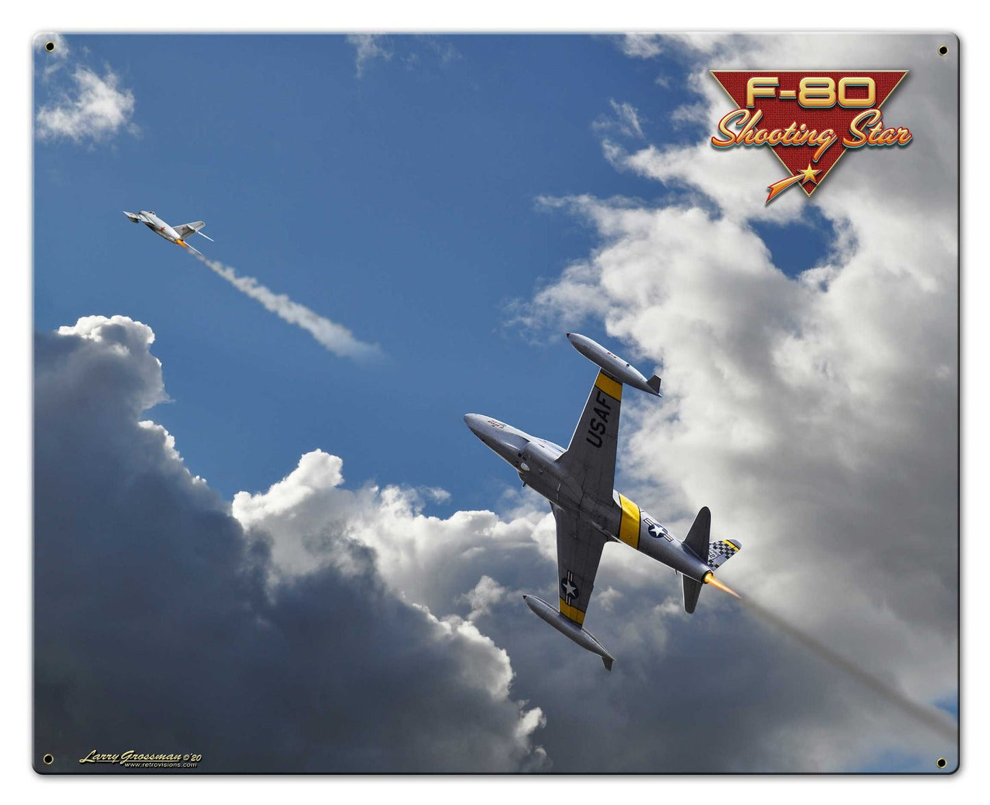 F-80 Vs Mig 30 x 24