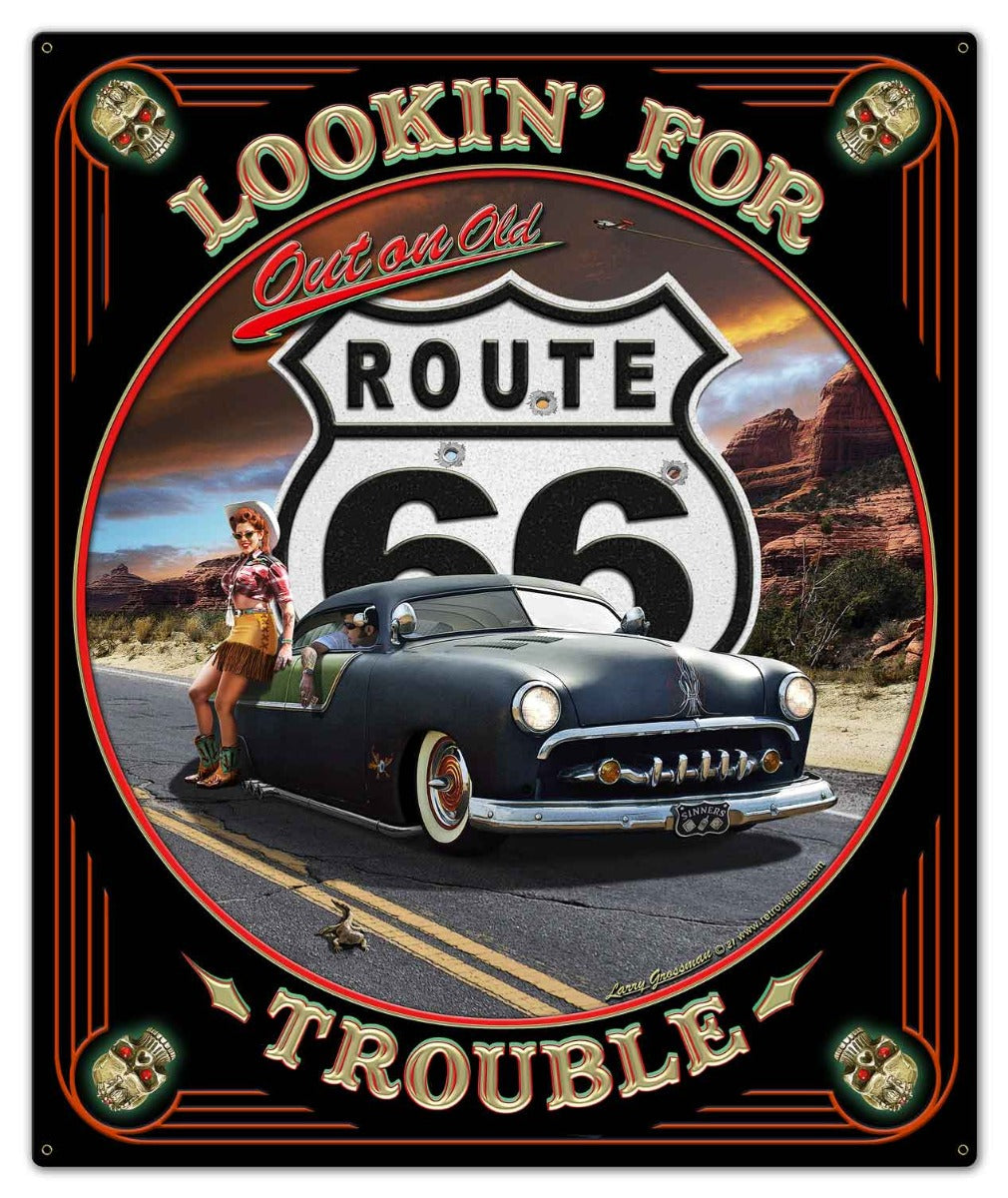 Lookin' For Trouble 30 x 36