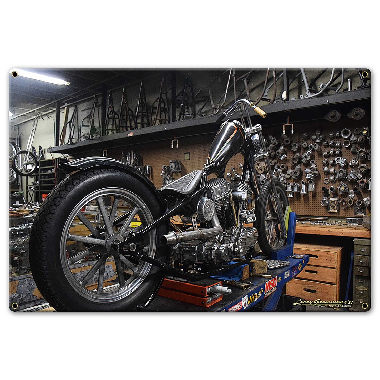 Chopper Shop 15 x 10