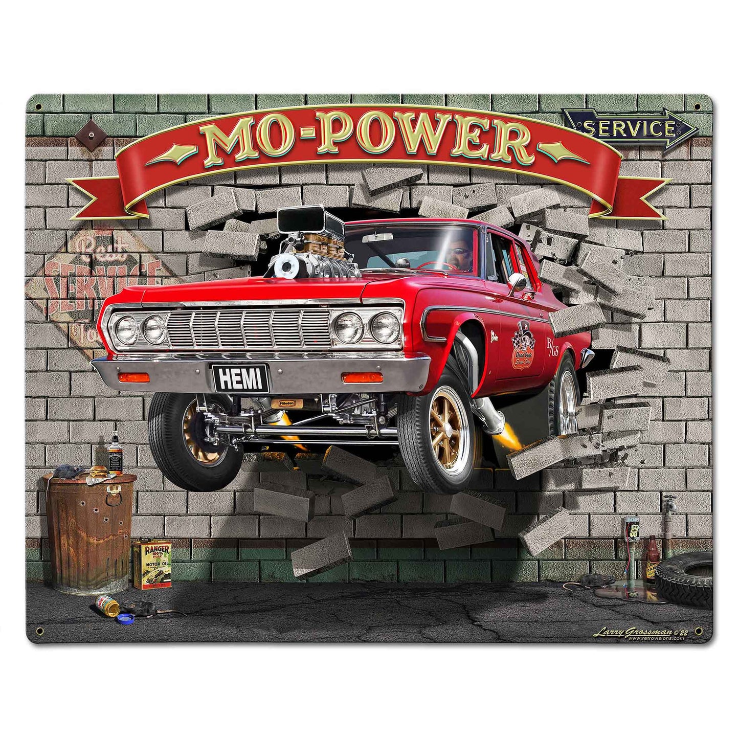 Mo Power Bustin' Out 30 x 24