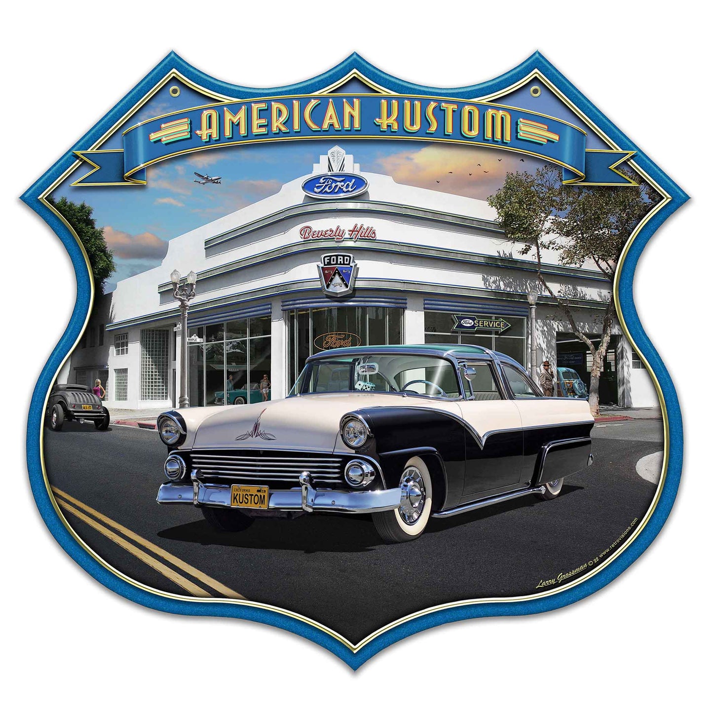 1955 Ford Shield 22 x 21