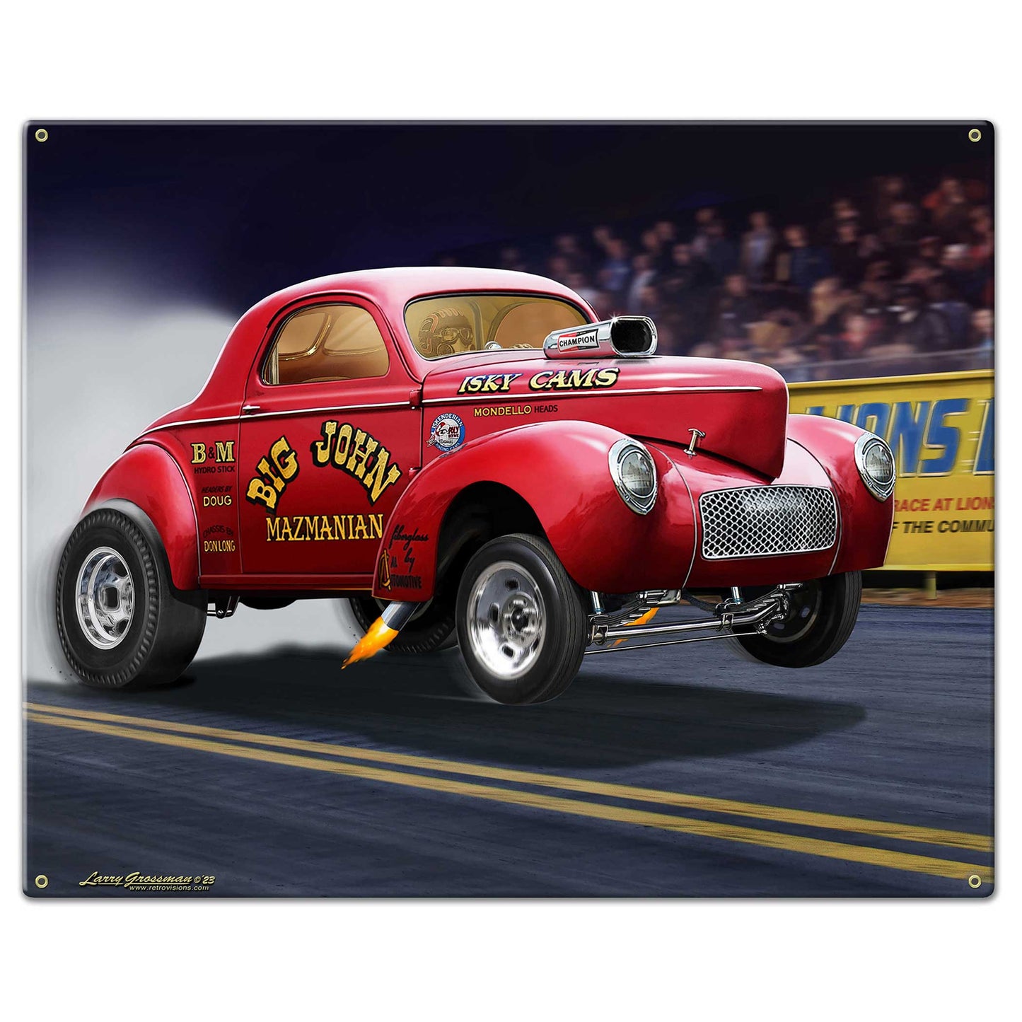 1941 Mazmanian Willy'S Gasser 15 x 12