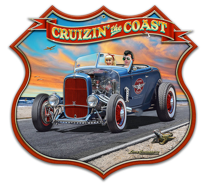 32 Cruzin The Coast Shield 16 x 15