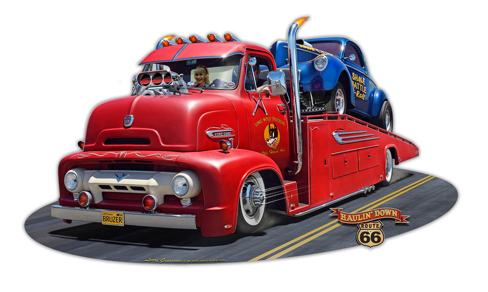 Ford Truck Haulin Willys 16 x 9