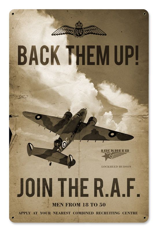 Join The Raf 12 x 18