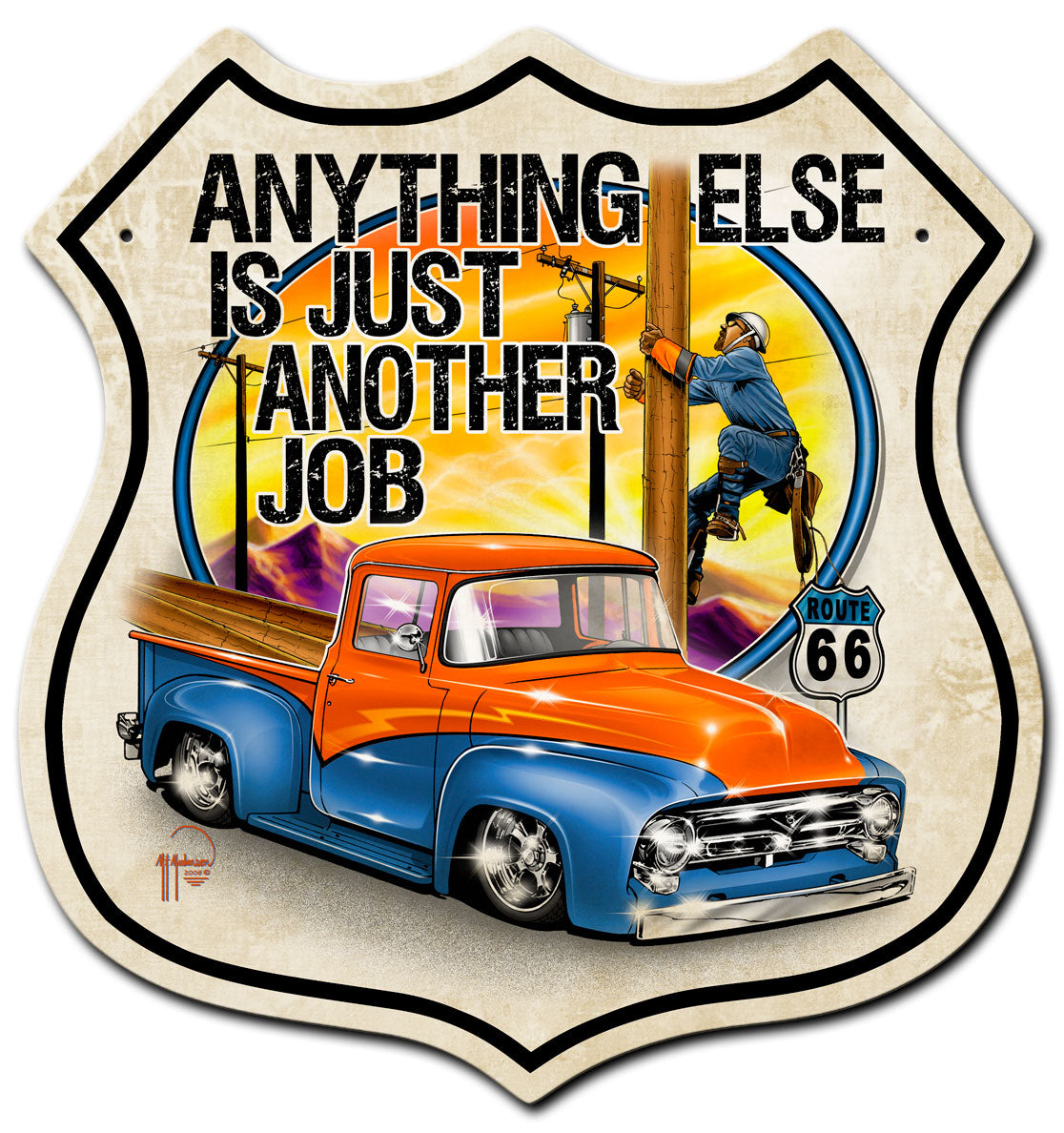 Lineman Route 66 15 x 15
