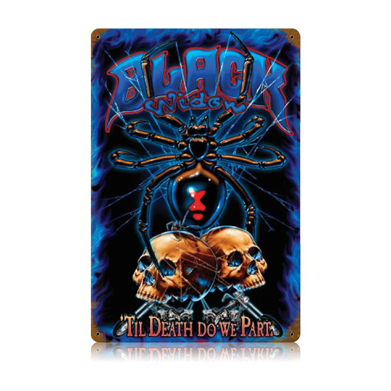 Black Widow Blue 12 x 18