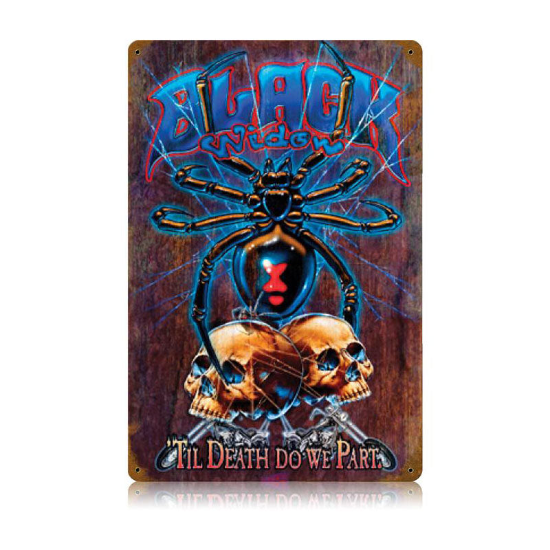 Black Widow Rustic 12 x 18