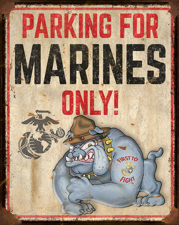 Marines Parking Only 12 X 15