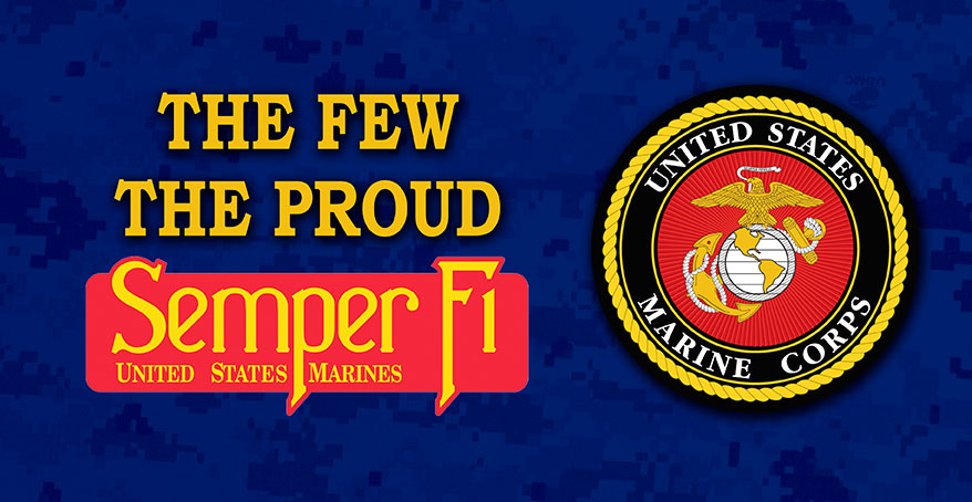 The Few The Proud Semper Fi 12 X 6