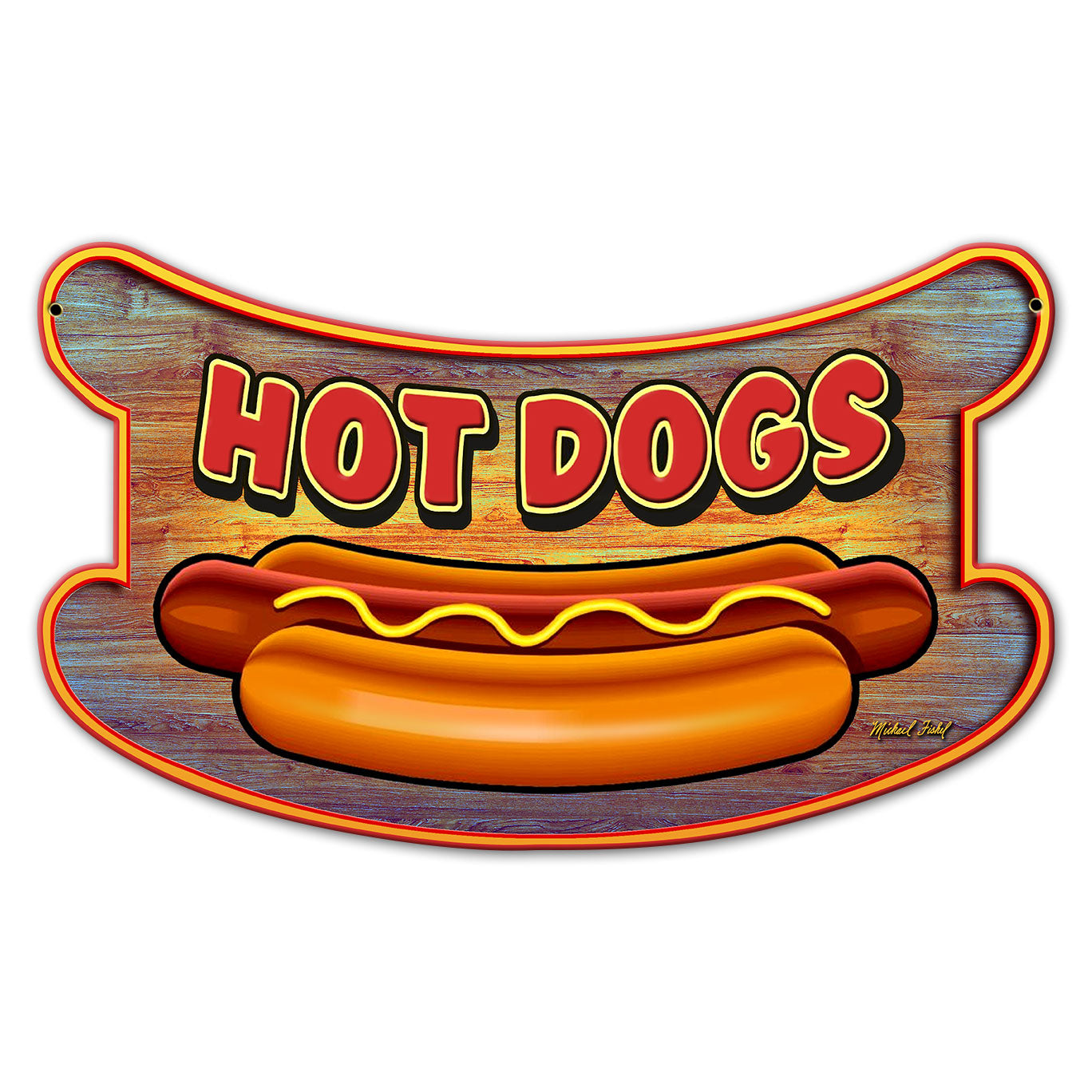 Hot Dogs 18 x 11