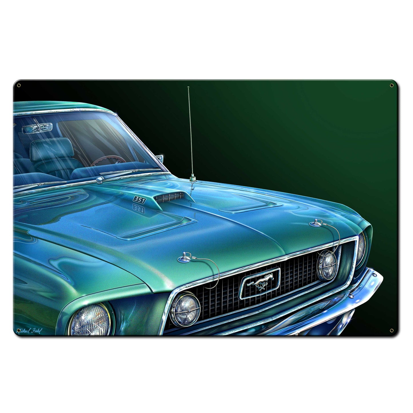 1969 Mustang 36 x 24
