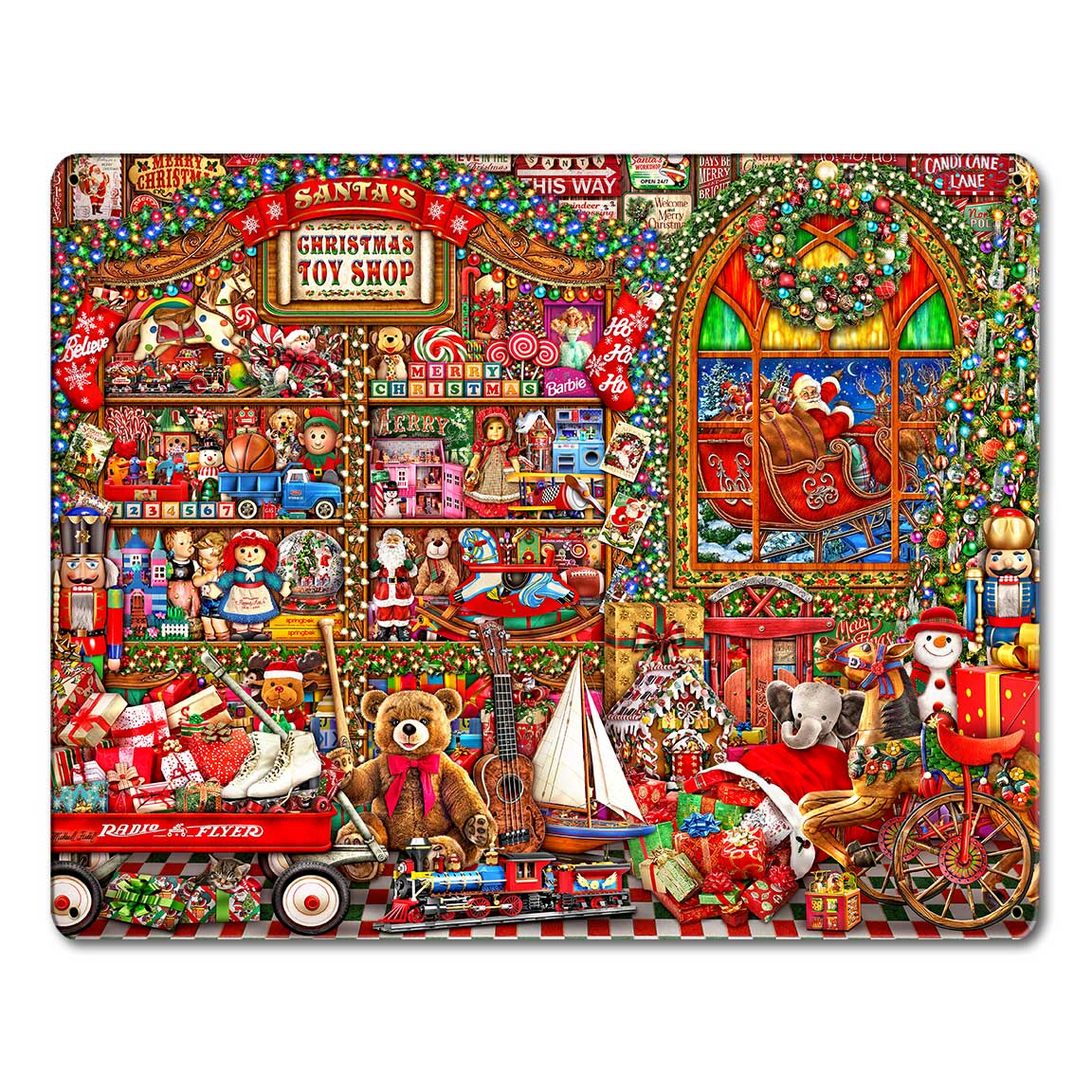 Santa'S Toy Shop 15 x 12