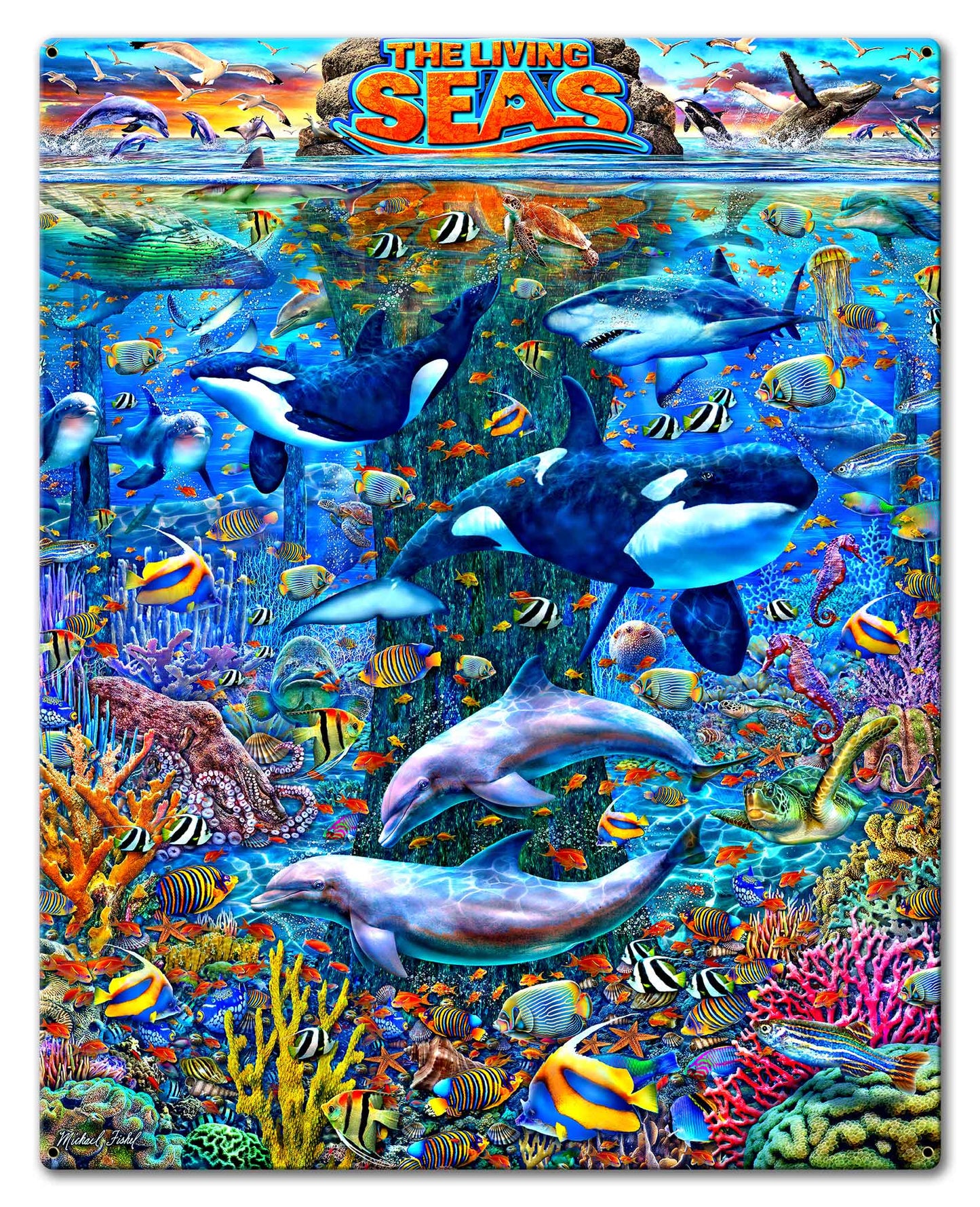 Living Seas 24 x 30