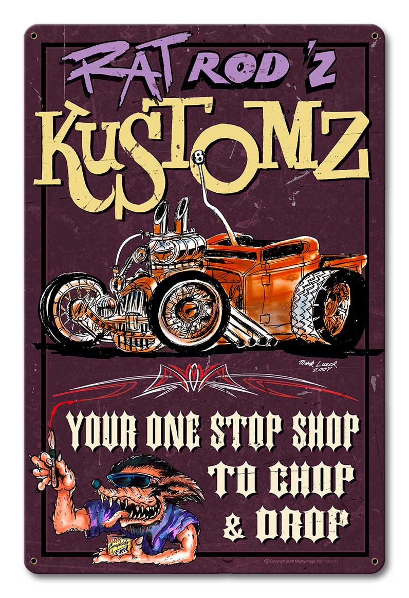 Rat Rodz Kustoms 12 x 18