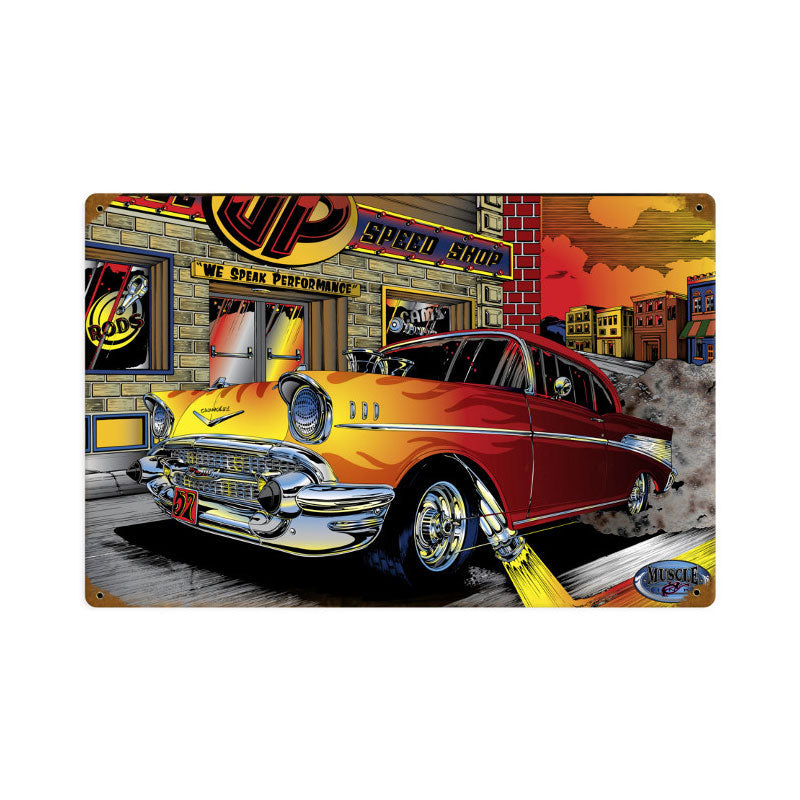 Speed Shop 18 x 12