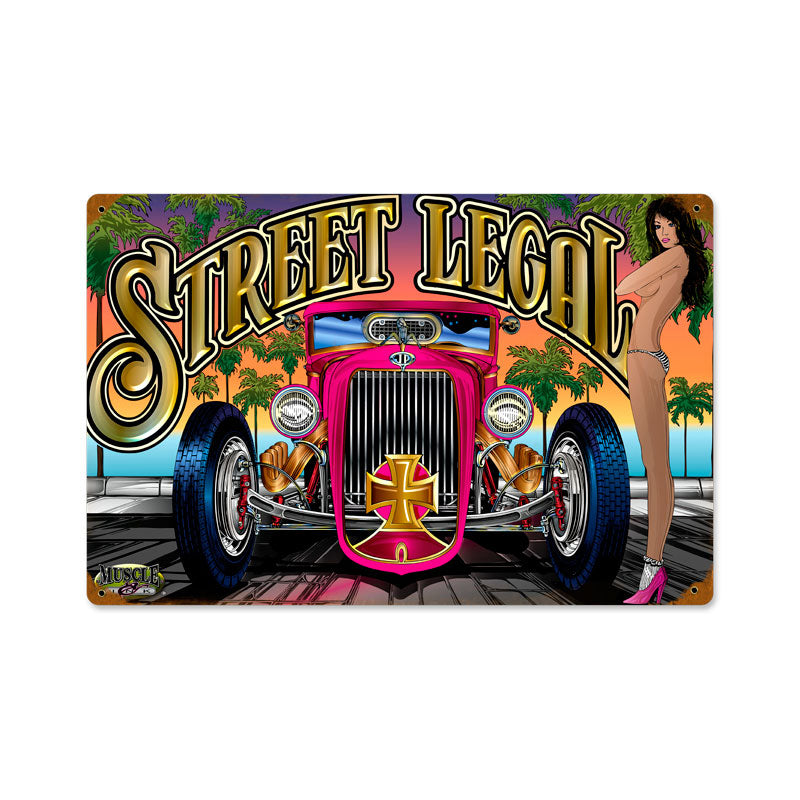 Street Legal Girl 18 x 12