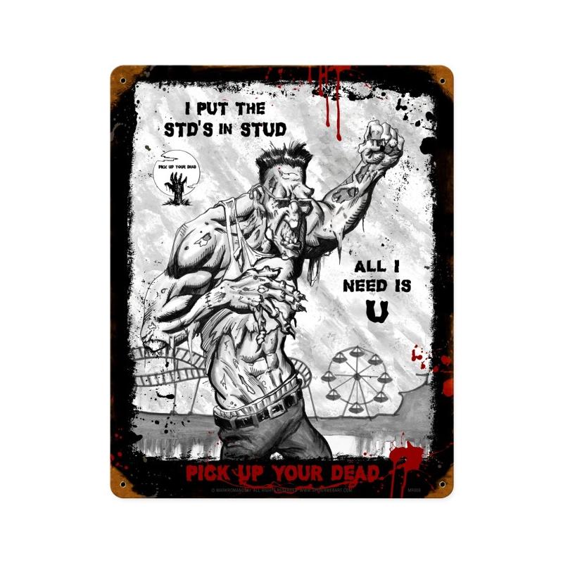 Zombie I Put The Std In Stud 12 x 15