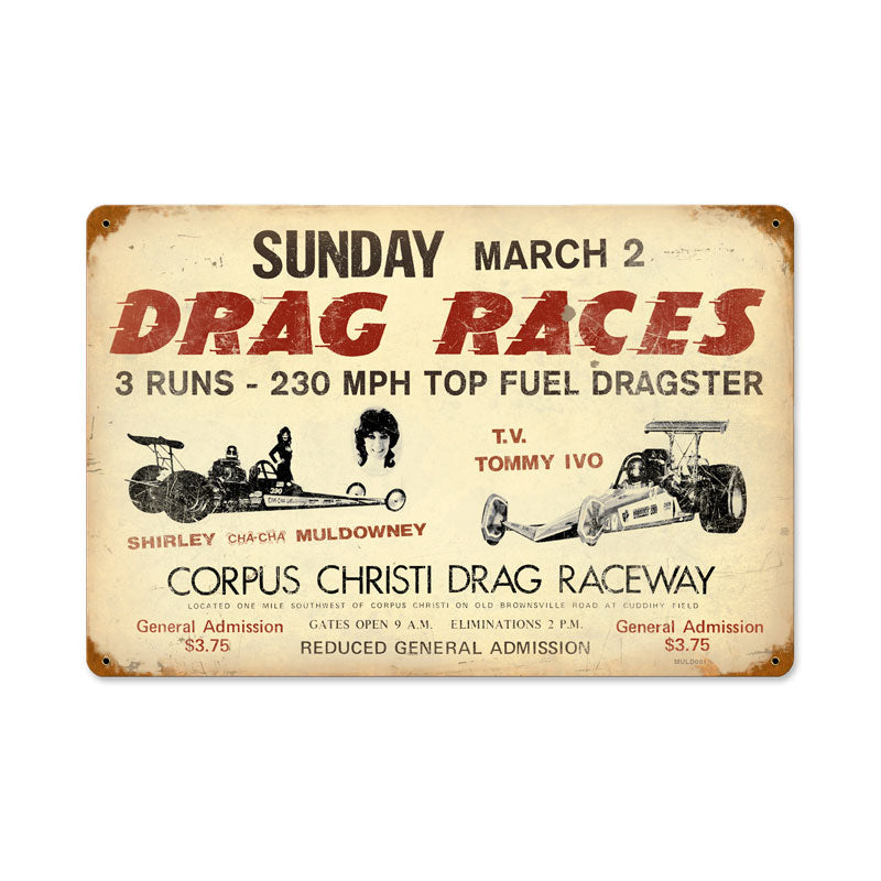 Drag Races 18 x 12