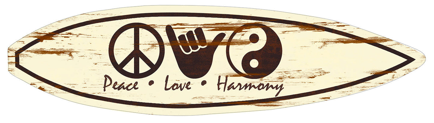 Peace Love Harmoney 21 X 5