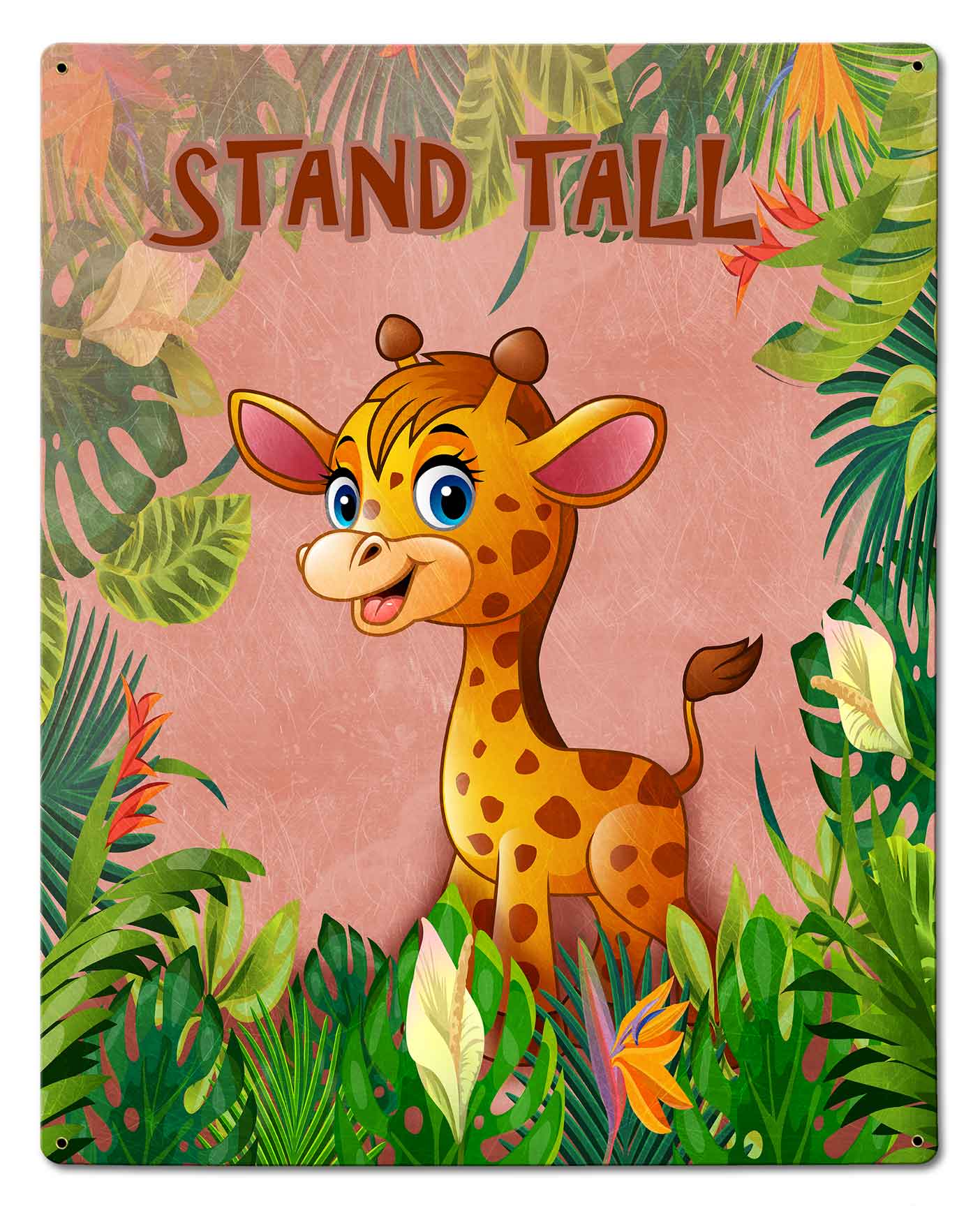 Stand Tall Giraffe 24 x 30