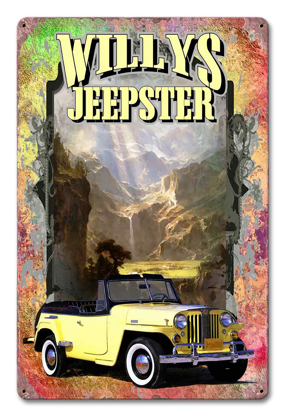 Willys Jeepster 12 x 18