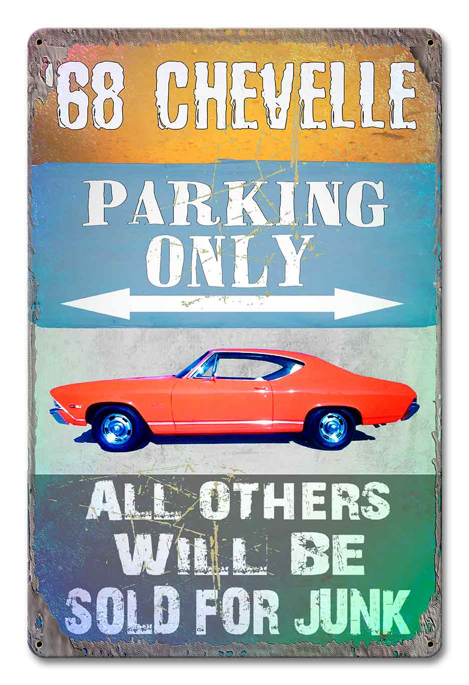 68 Chevelle Parking 12 x 18