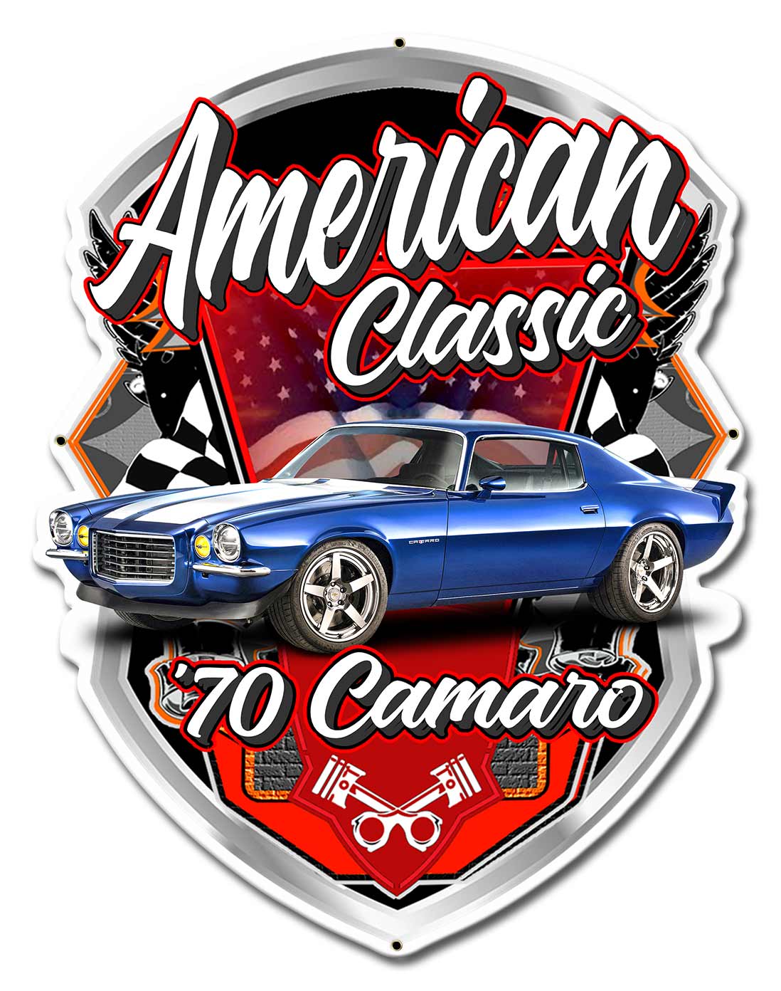 70 Camaro American Classic 14 x 18