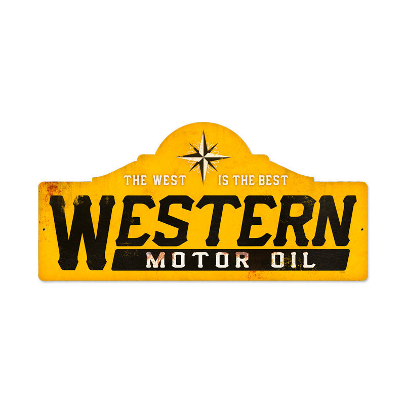 Western Motor Oil 26 x 12