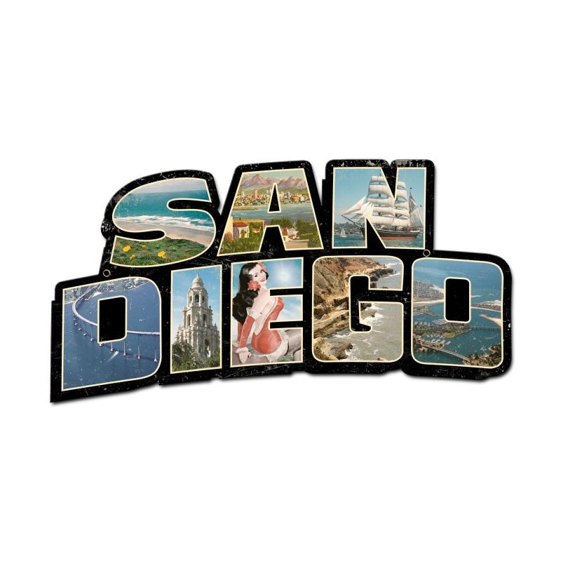 San Diego Landmarks 28 x 15