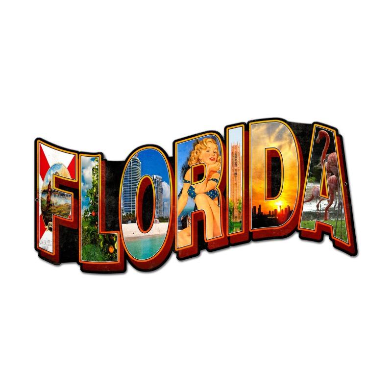 Florida Landmarks 28 x 14