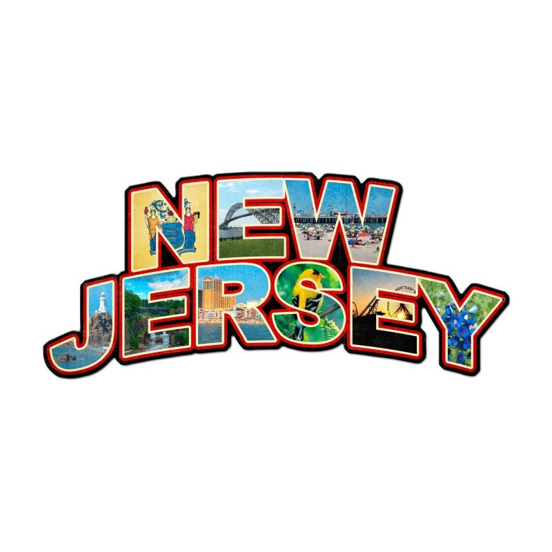 New Jersey Landmarks 28 x 13