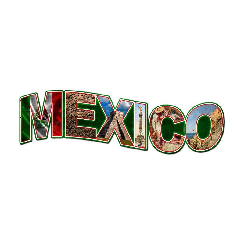 Mexico Landmarks 28 x 9