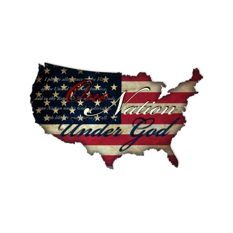 One Nation Usa 25 x 16