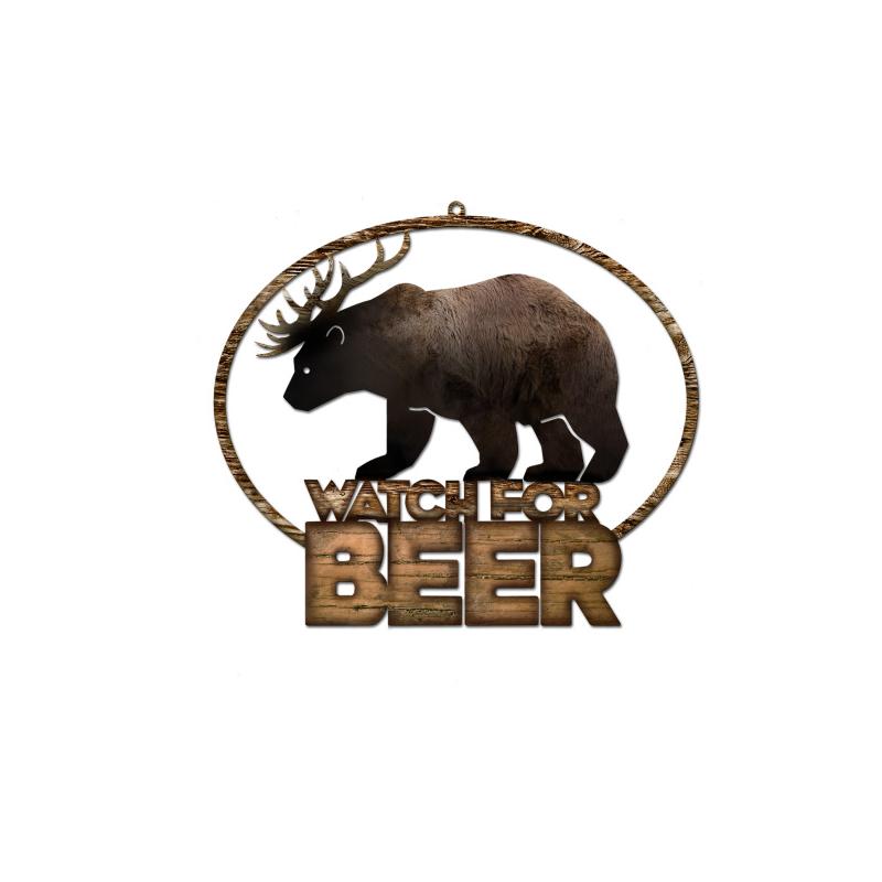 Watch For Beer 12 x 10