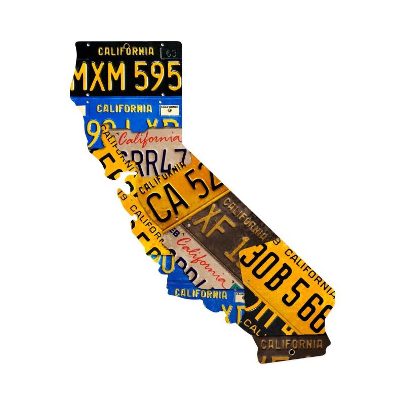 California License Plate State 20 x 16