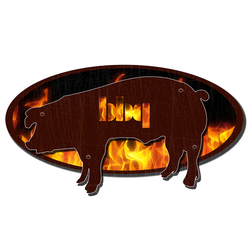 Bbq Pig 24 x 16