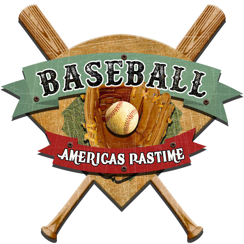 Baseball Past Time 24 x 21