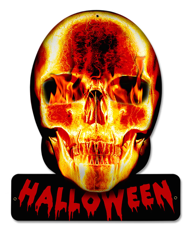 Halloween Skull 12 x 15