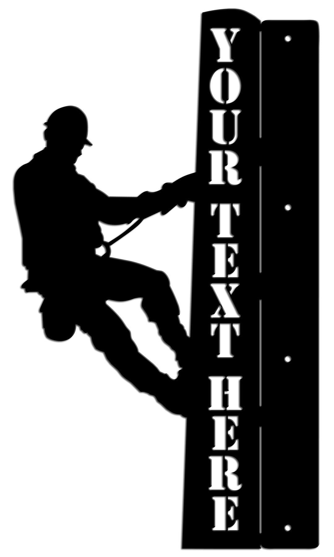 Lineman Flange Personalized 14 X 24