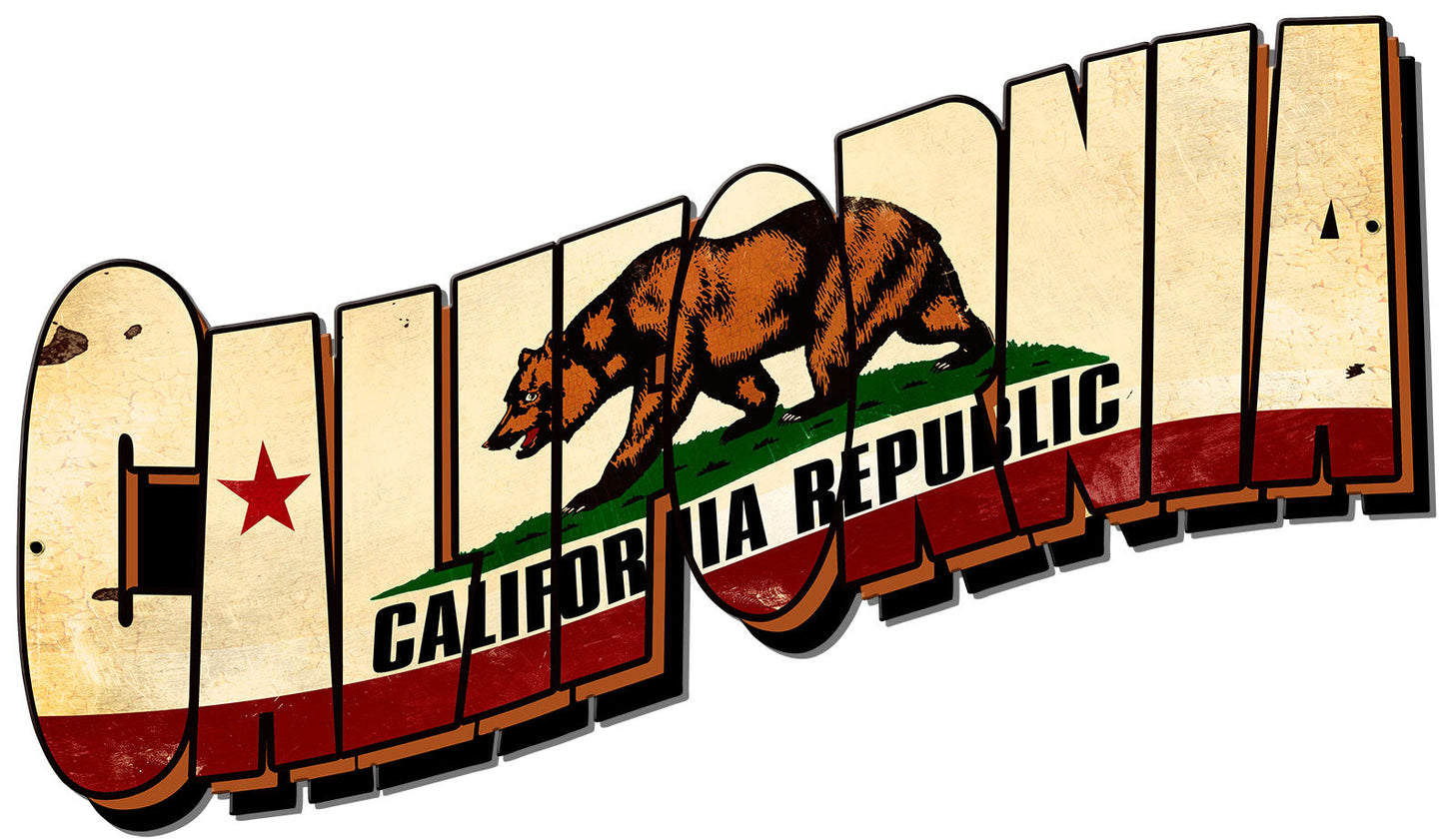 California Flag 22 x 13