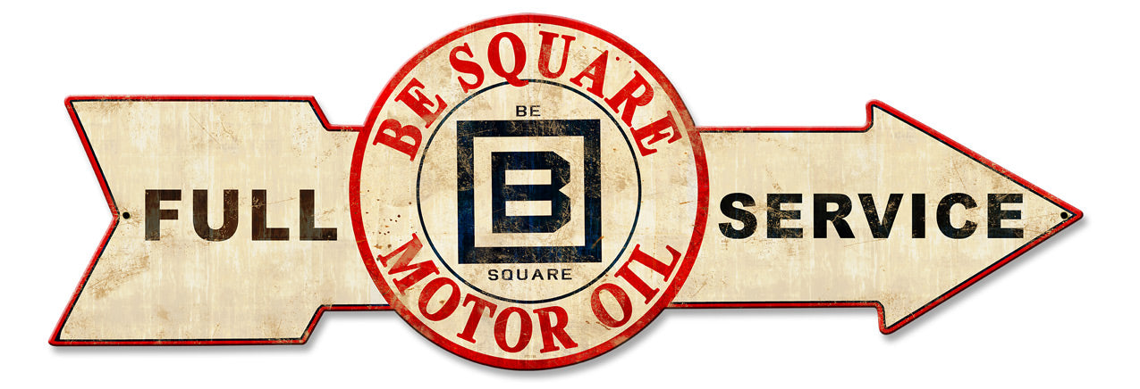 Full Service Be Square Motor Oil 32 x 11
