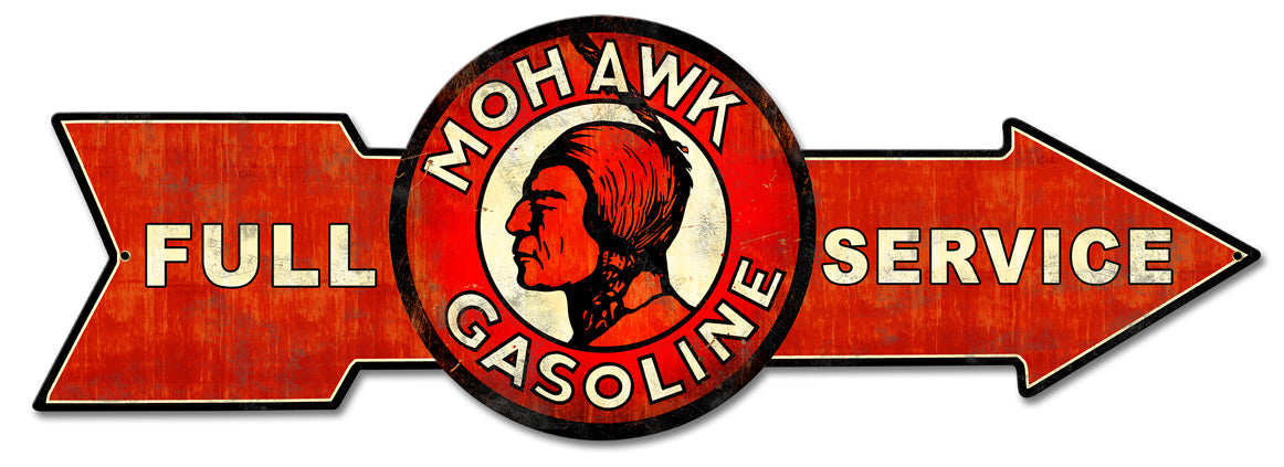 Full Service Mohawk Gasoline 32 x 11