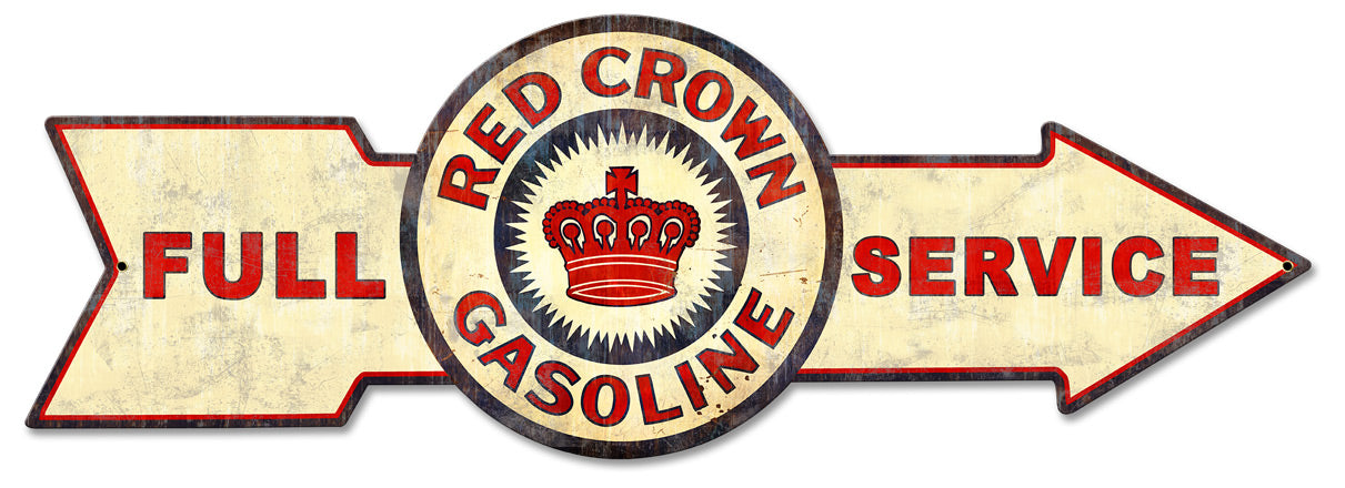 Full Red Crown Gasoline 32 x 11